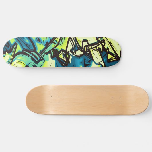 Abstrakt Graffiti Skateboard (Horizontal)