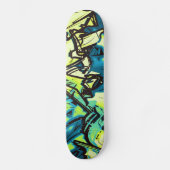 Abstrakt Graffiti Skateboard (Vorderseite)
