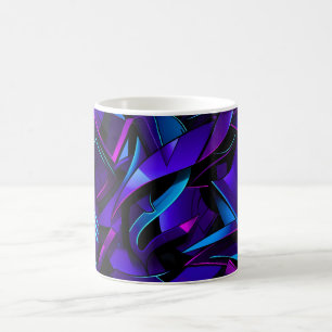 Abstrakt Graffiti Street Swirl Kaffeetasse