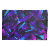 Abstrakt Graffiti Street Swirl Kissenbezug (Rückseite)