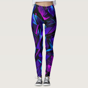 Abstrakt Graffiti Street Swirl Leggings