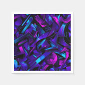 Abstrakt Graffiti Street Swirl Serviette (Vorderseite)