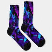 Abstrakt Graffiti Street Swirl Socken (Rechts)
