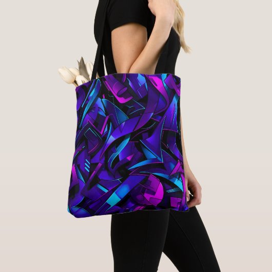 Abstrakt Graffiti Street Swirl Tasche (Von Nahem)