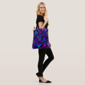 Abstrakt Graffiti Street Swirl Tasche (Am Model)