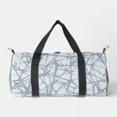 Abstrakt Grau Duffle Bag (Vorderseite)