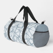 Abstrakt Grau Duffle Bag (Rechte Ecke)