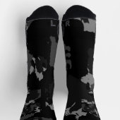 abstrakt grau und schwarz socken (Oben)