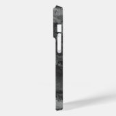 Abstrakt-graue Diffusion Case-Mate iPhone Hülle (Rückseite / Links)