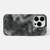 Abstrakt-graue Diffusion iPhone Hülle (Rückseite (Horizontal))
