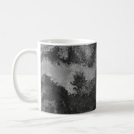 Abstrakt-graue Diffusion Kaffeetasse (Links)