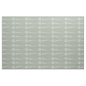 Abstrakt Graue Grüne Kunst Deco Tulip Blumenmuster Stoff (Fat Quarter (45,7 x 55,9 cm))