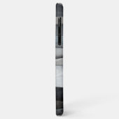 Abstrakt Gray Waves Art Case-Mate iPhone Hülle (Hinten/Links)