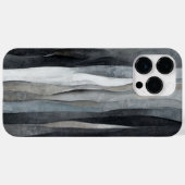 Abstrakt Gray Waves Art iPhone / iPad Gehäuse Case-Mate iPhone Hülle (Rückseite (Horizontal))