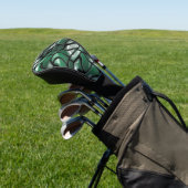Abstrakt Green Jems Golf Headcover (In SItu)
