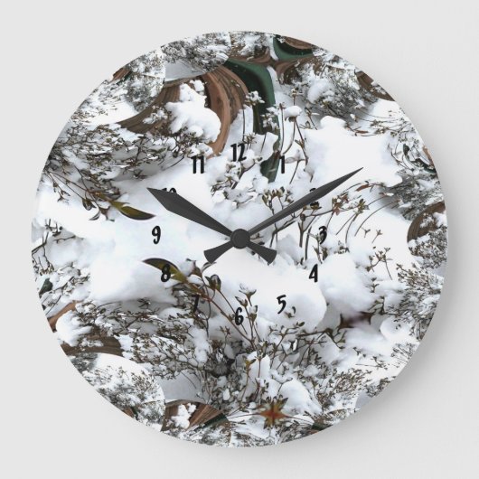 Abstrakt Große Wanduhr (Vorderseite)