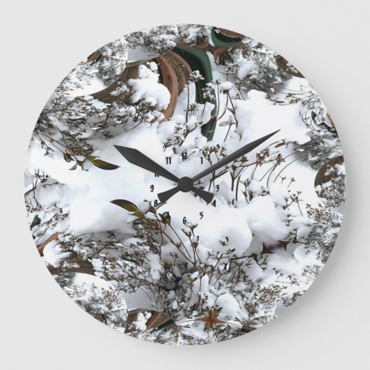Abstrakt Große Wanduhr (Vorderseite)