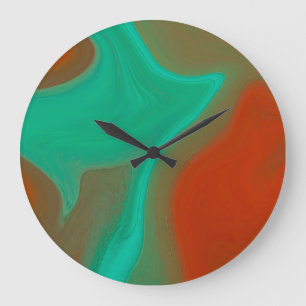 abstrakt große wanduhr