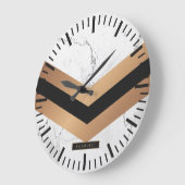 Abstrakt Große Wanduhr (Winkel)