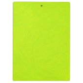 Abstrakt grün Limon Klemmbrett (Rückseite)