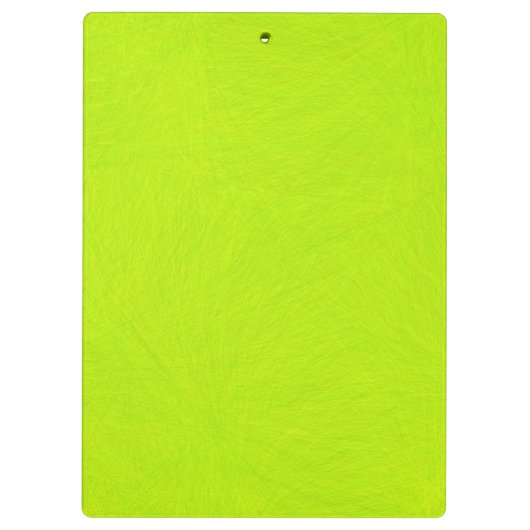 Abstrakt grün Limon Klemmbrett (Rückseite)