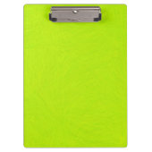 Abstrakt grün Limon Klemmbrett (Vorderseite)