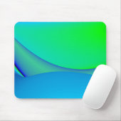 Abstrakt grün, schwarz und blau mousepad (Mit Mouse)