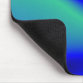 Abstrakt grün, schwarz und blau mousepad (Ecke)