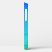 Abstrakt grün und blau Case-Mate iPhone hülle (Rückseite / Links)