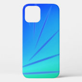 Abstrakt grün und blau Case-Mate iPhone hülle (Rückseite)