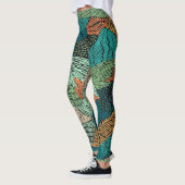 Abstrakt Grunge: Nahtloses Muster. Leggings (Links)