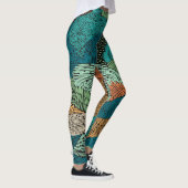 Abstrakt Grunge: Nahtloses Muster. Leggings (Rechts)