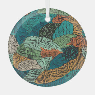 Abstrakt Grunge: Nahtloses Muster. Ornament Aus Glas
