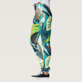 Abstrakt Grunge: Rough Seamless Surface. Leggings (Links)