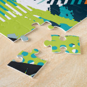 Abstrakt Grunge: Rough Seamless Surface. Puzzle (Seite)