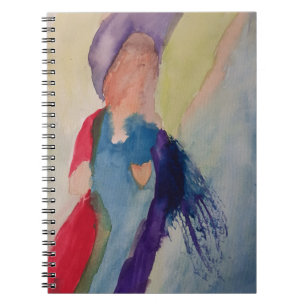 Abstrakt Guardian Angel Notebook Notizblock