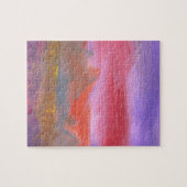 Abstrakt - Guash - Schöne Wiesen 1 von 2 Puzzle (Horizontal)