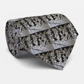 ABSTRAKT GUITARIST SCHWARZ-WEISS KRAWATTE (Gerollt)