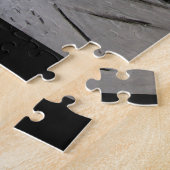 ABSTRAKT GUITARIST SCHWARZ-WEISS PUZZLE (Seite)