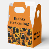 Abstrakt Halloween Geschenkschachtel (Geöffnet)