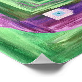 Abstrakt Hamsa Poster (Ecke)