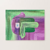 Abstrakt Hamsa Puzzle (Horizontal)