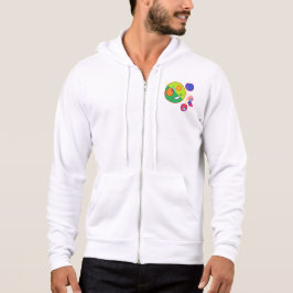 Abstrakt Happy Art Hoodie