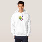 Abstrakt Happy Art Hoodie (Vorne ganz)