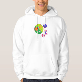 Abstrakt Happy Art Hoodie