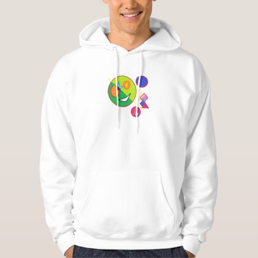 Abstrakt Happy Art Hoodie (Vorderseite)