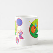 Abstrakt Happy Art Kaffeetasse (Mittel)