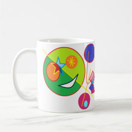 Abstrakt Happy Art Kaffeetasse