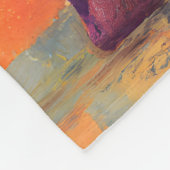 Abstrakt Happy Rainbow Elephant Fleecedecke (Ecke)