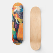 Abstrakt Happy Rainbow Elephant Skateboard (Vorderseite)